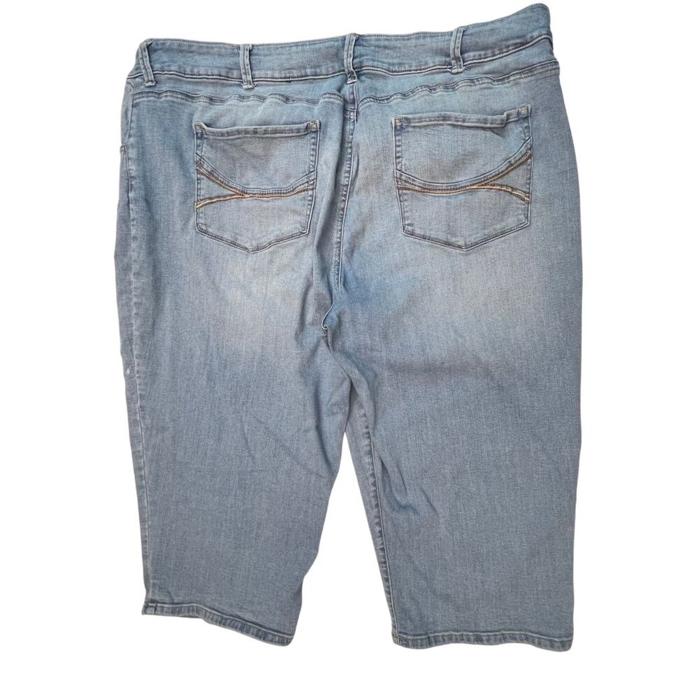 Riders by Lee Indigo Capris Womens 26 Blue Denim Light Wash Casual Everday Pants - Picture 7 of 10